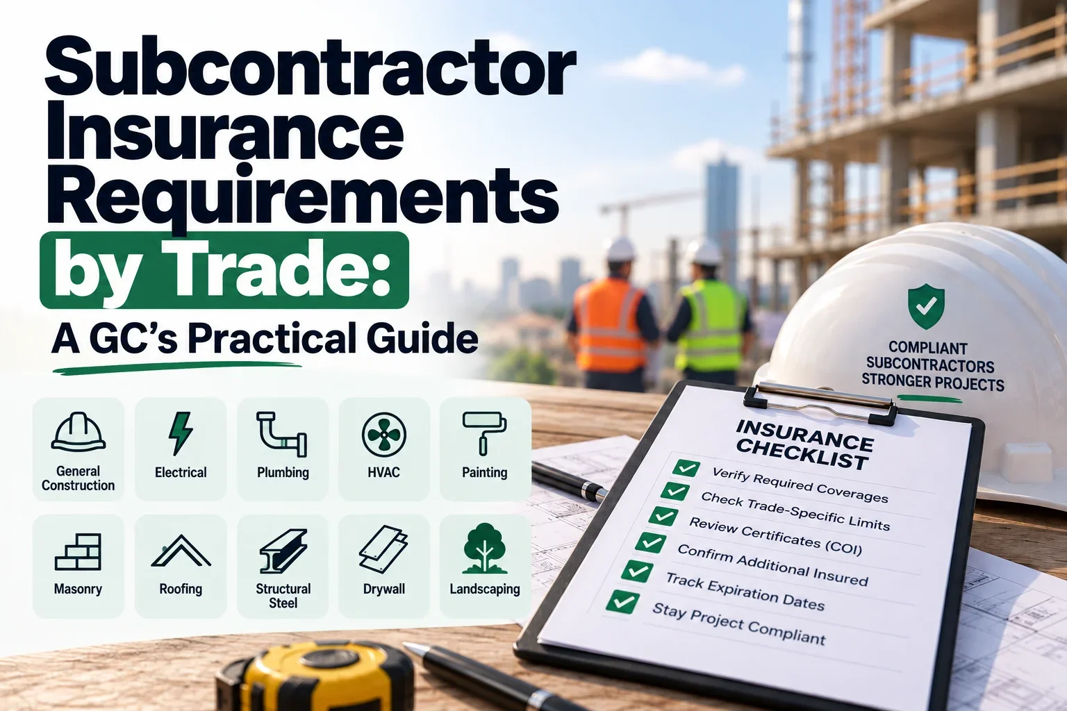 Subcontractor Insurance Requirements