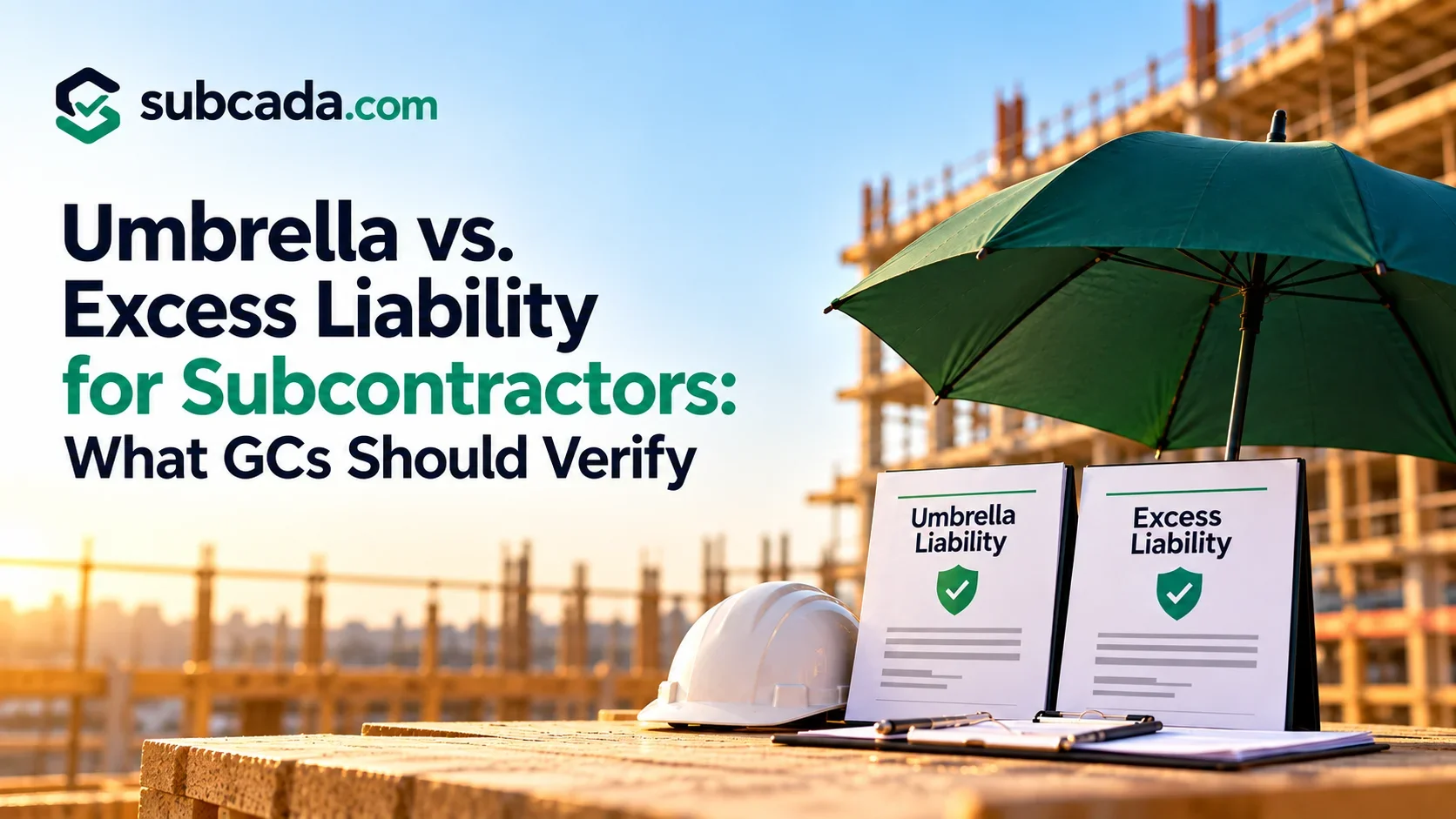Umbrella vs. Excess Liability for Subcontractors: What GCs Should Verify